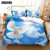 3D-Design Gedrucktes Premium-Qualität Tier Taube Bettwäsche-Set Daunendecke mit Kissenbezug Doppelbettgröße Einzelbett King-Größe