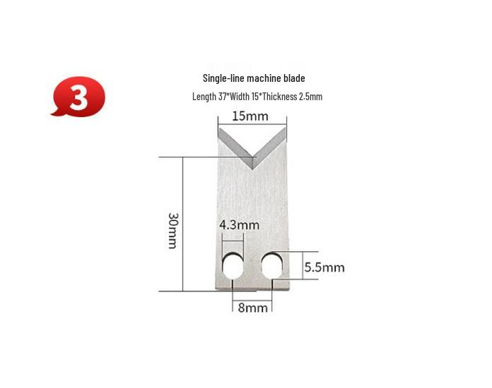 Tungsten Steel Blade for Automatic Wire Cutting and Stripping Machine