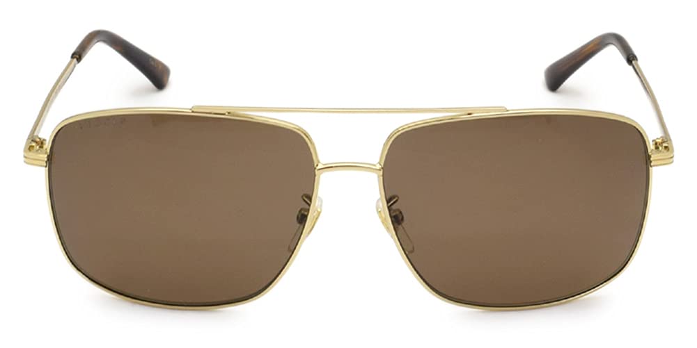 Unisex Sunglasses with Polarized Lenses GG0836SK 002 Gold Brown [Gucci]