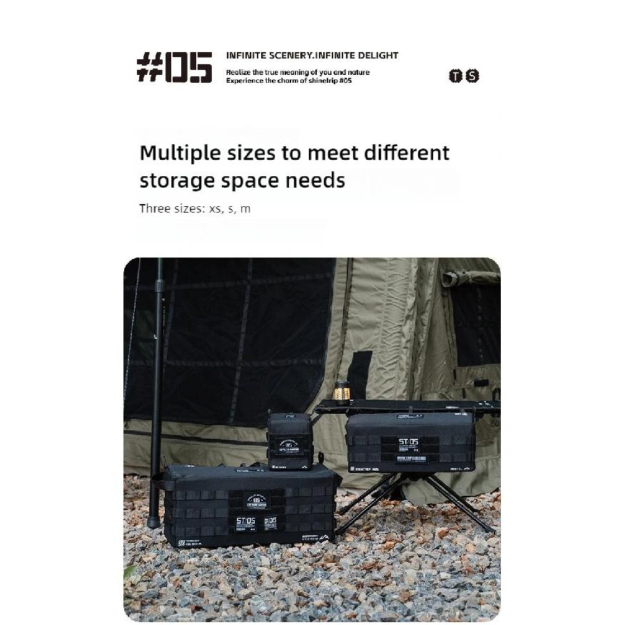 ShineTrip 05 Series Tactical Magic Group Bag Oxford Cloth Organizer Storage Bag Camping Table and Chair Side Hanging Bag