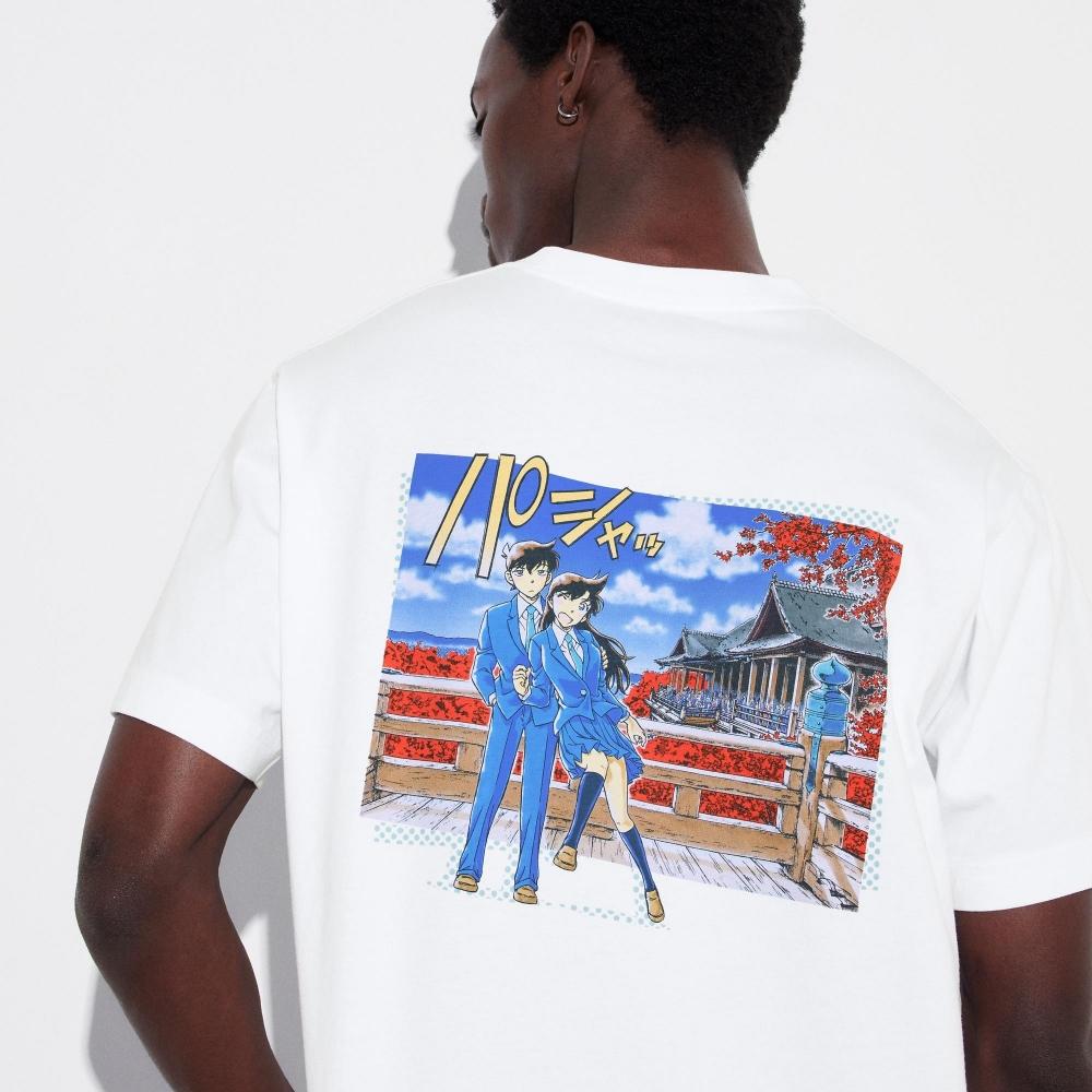 

UNIQLO JAPAN Detective Conan UT, стандартный крой с короткими рукавами