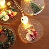 Acrylic Illuminated Christmas Ornaments Battery Powered Festive Decorations  Christmas Decoration