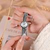 Fashion Women'S Watch Diamond Fritillary Small Dial Fishtail Bracelet Watch Light Luxury Premium Ladies Quartz Watch