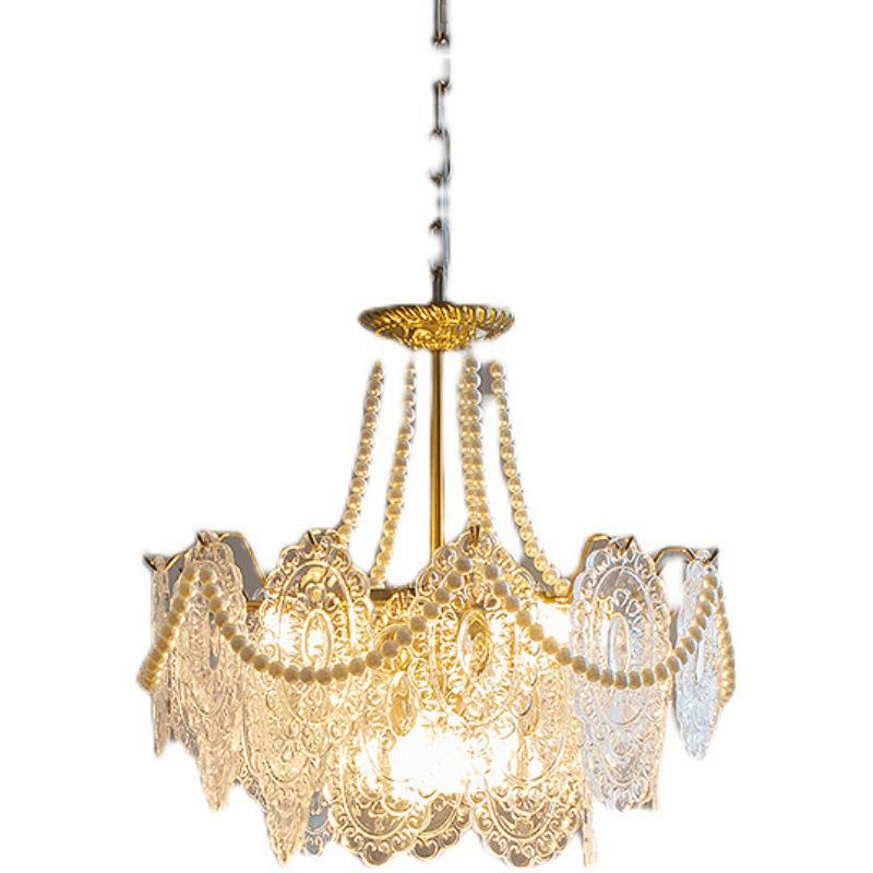 European-Style Postmodern Minimalist Crystal Chandelier for Living Room, Bedroom, or Dining Room