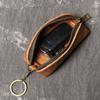 Anti-lost Men Key Ring Pouch Large Capacity Car Key Retro Money Bag Mini Leather Coin Purse  Work