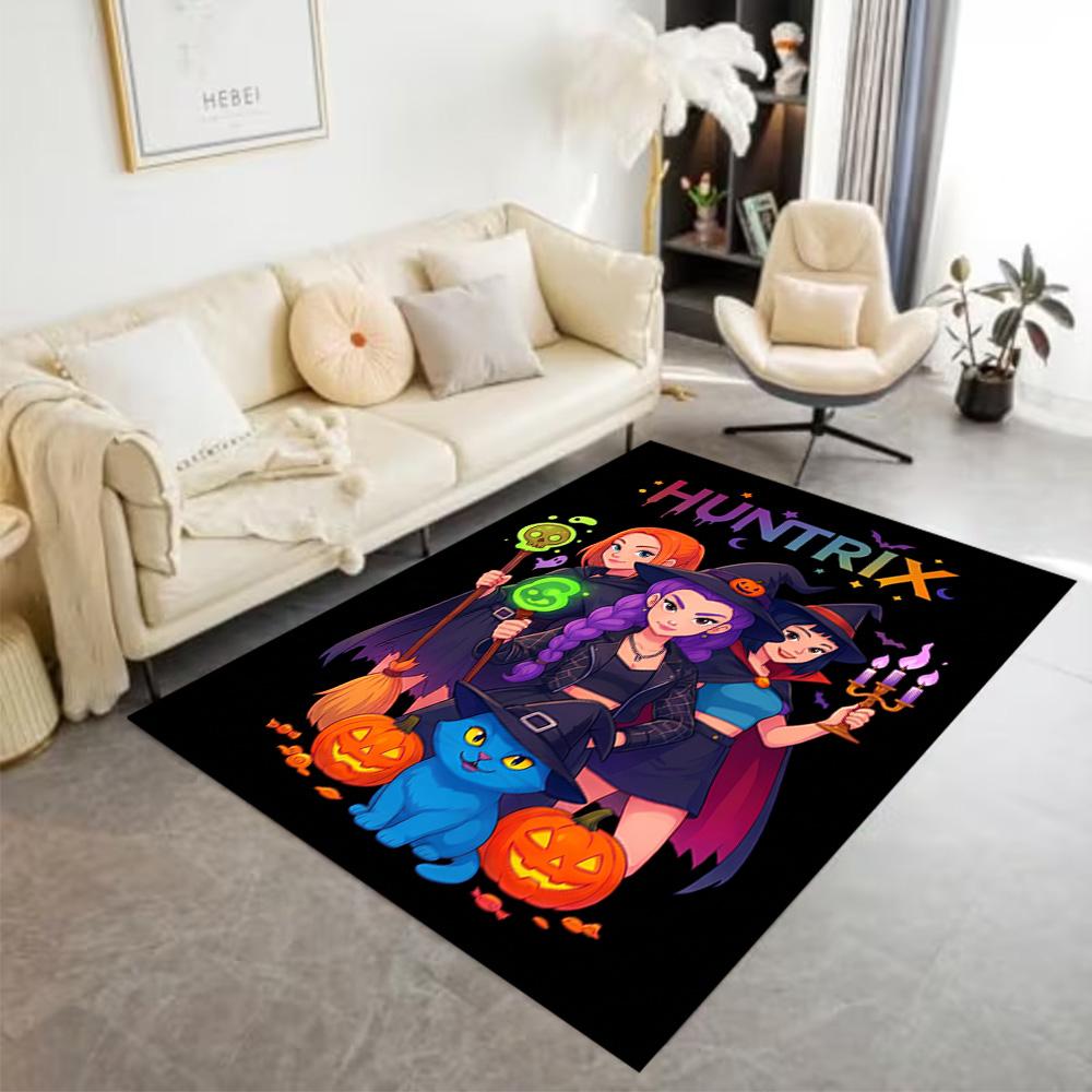 Huntress Power Squad Floor Mat Perfect for Dormitory Foyer Playrooms Balcony Antislip Carpet Decorate Offices Best for Christmas