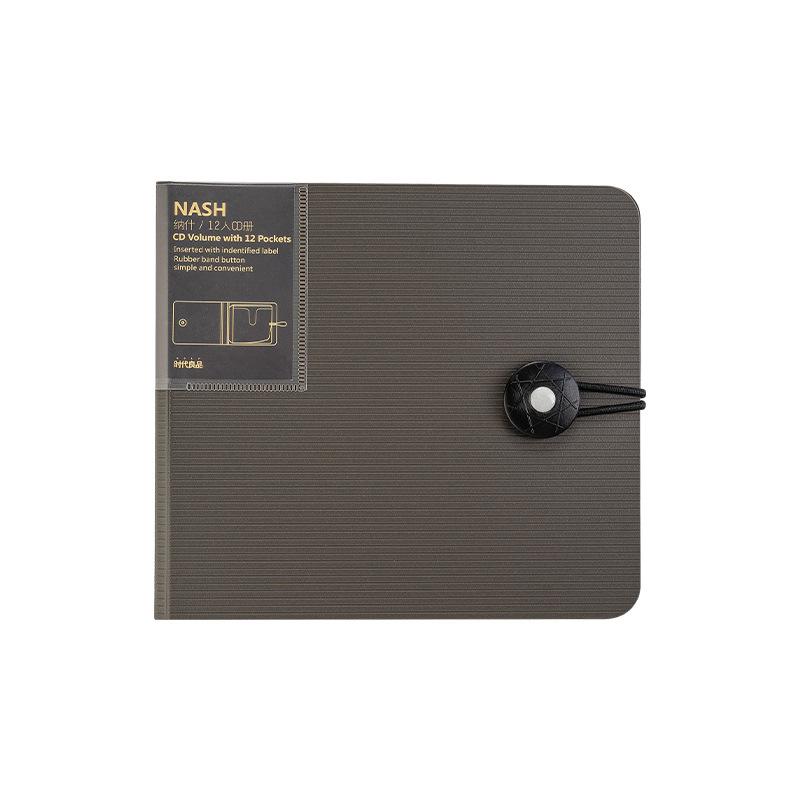 Simple DVD Disc Case Home CD Bag Storage Book 12 CD Plastic Storage Box Car Portable