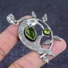 Peridot Handmade 925 Sterling Silver Jewelry Pendant 2.56" Y3l39