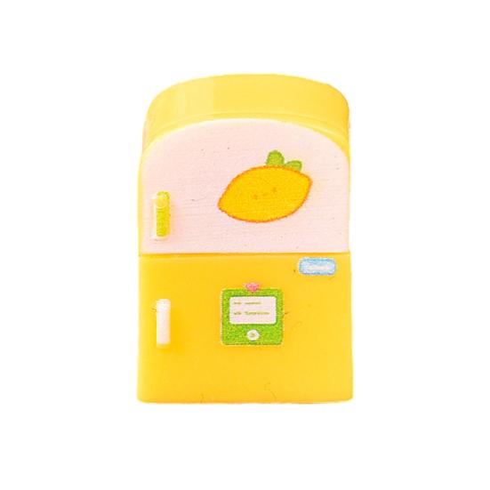 

Miniature Dollhouse Furniture Mini Resin Bed Sofa Cabinet Table Accessories Lemon Style Tiny Pretend Play Props for Fairy Garden Doll House Ornaments D