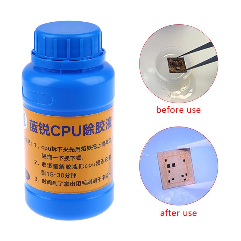 250 ml Black Glue Remover Liquid For Phone Cpu Glue Remover Phone Repair Tool