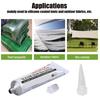 5pcs 250ml Tent Seam Sealer Outdoor Shelter Sealant Glue Awning Fixing Sealant For Backyard Patio Camping Hiking Outdoor Travel