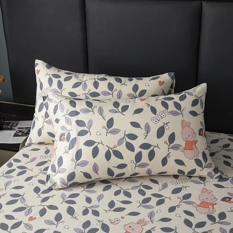 2 Pieces Set 48x74cm Breathable Pillowcase Polyester Envelope Pillow Cover for Summer Sleeping Funda Almohada Funda De Almohada