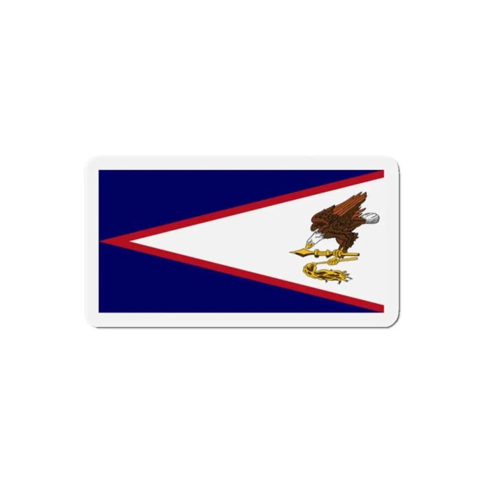 Aimant Drapeau Samoa américaines - Multicolore - 8 cm - 50 pièces - Résine synthétique - Mixte