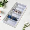 Brillenetui, Sonnenbrillen-Organizer, Leicht, Vielseitig, Samtausgekleidetes Schmuck-Organizer-Tablett