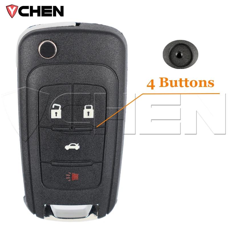 Car Key Case Cover For Buick For Chevrolet Cruze Epica Lova Impala Aveo Malibu Sail Orlando Trax Spark Remote Fob Shell Logo