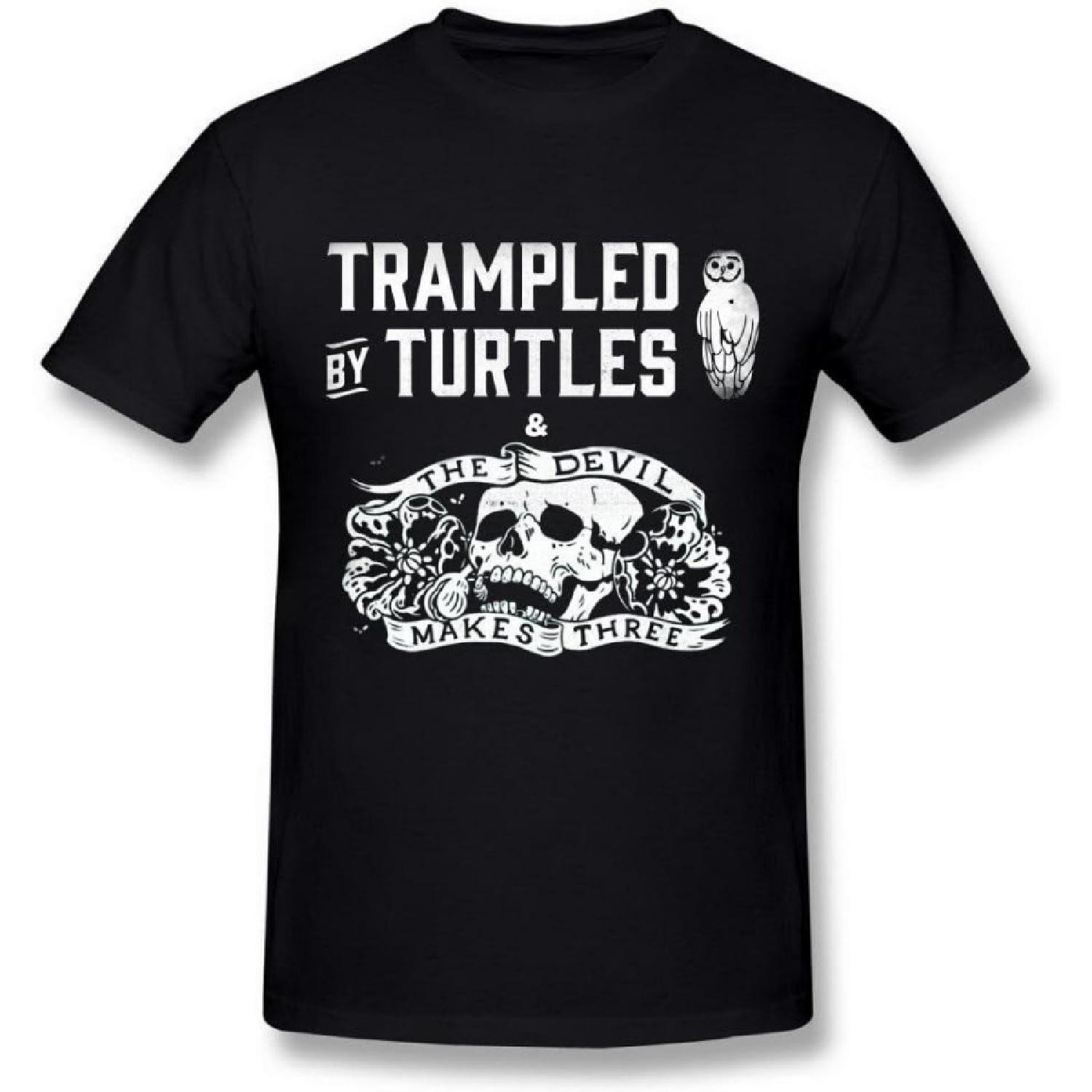 AICH Men s The Devil Makes Three 2016 World Tour Concert Black T Shirt Size M S