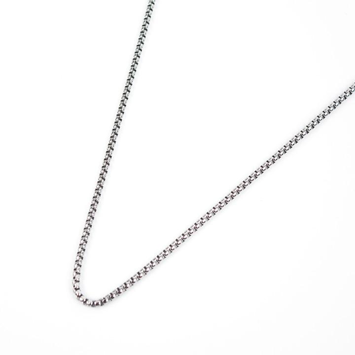 Glory_Arden [Unisex] Surgical Steel Daily Knot Chain Necklace / Ghmn-137
