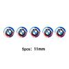 BBKP7 11mm 14mm 5/10pcs Car Remote Key Emblem Sticker For BMW 50th Anniversary M Power I3 G08 F15 F16 G20 E34 F94 F95 G30 G11 G12 E36