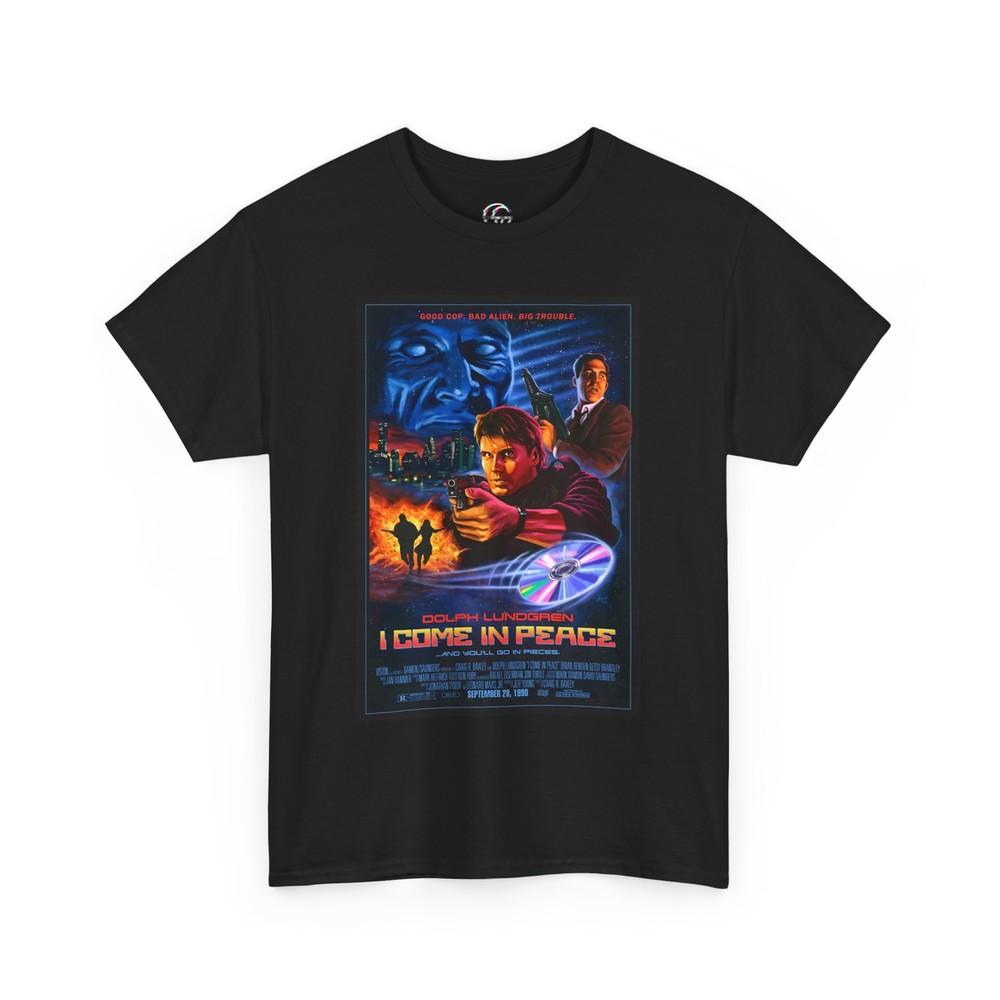 

I Come In Peace Movie Poster TShirt For Men amp; Women Retro SciFi Tee Unisex T-Shirt S