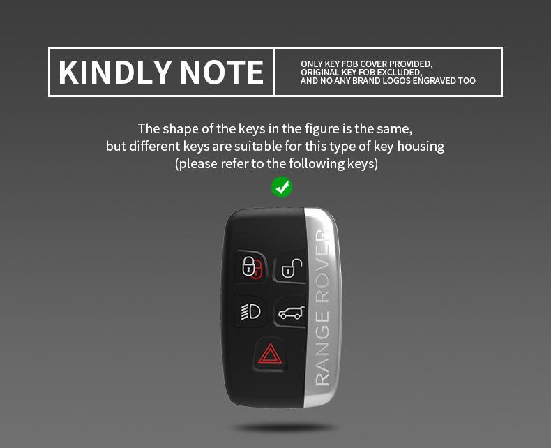 Land Rover Discovery, Range Rover Evoque, Discovery 4, Velar, Sport Key Fob Case