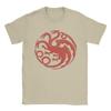 Unisexs House of TARGARYEN Kings T Shirts  100 Cotton Tops Awesome Short Sleeve Round Collar Tee Shirt Party TShirt