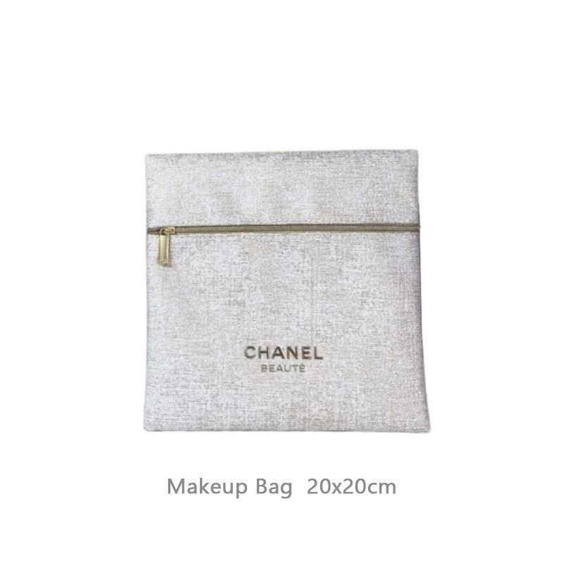 Chanel Schönheits-Kosmetiktasche (Weiß)