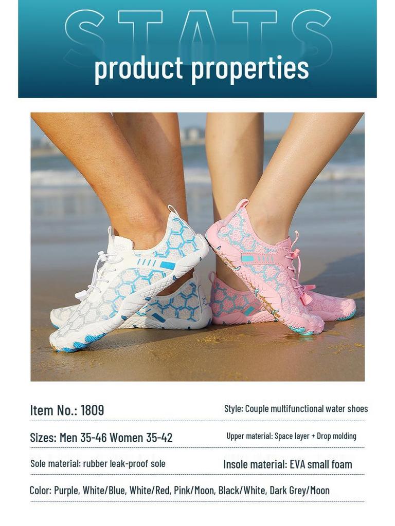 Unisex Non-Slip Five-Finger Barefoot Outdoor Shoes - Ideal for Canyoning, Snorkeling, Beach, Hiking, and Wading