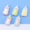 Graduated Baby Bottle Charms: Cartoon DIY Resin Ornaments for Crocs and Crafts