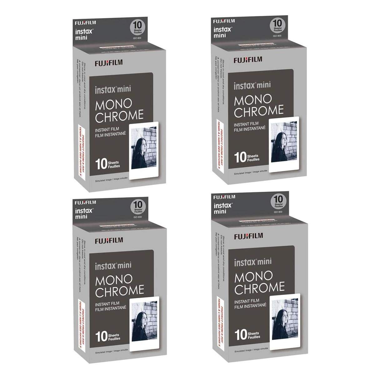

Fujifilm 4X Instax Mini Monochrome Film Film Pack 10 Black/White (16531960 4)