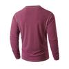 Men's Solid Color Long Sleeve T-Shirt Shirt Men's Casual Sports Top