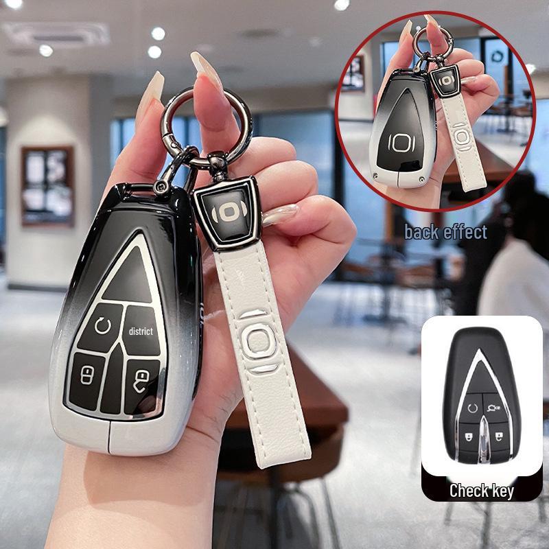 Changan Qiyuan A07 Schlüsseletui für Modelle 25/24: 515 Elite, Premium 710 Flaggschiff mit Metallgehäuse und High-End-Schnalle