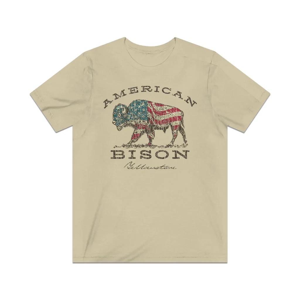 

American Bison 1872 Vintage Men s T shirt 3XL