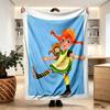 Pippi Longstocking Print Blanket - Soft & Comfortable, for Bedroom, Travel, Sofa, Home Decoration - Birthday Christmas Gift for Friend