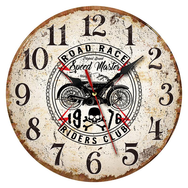 10-inch Modern Scenic Creative Home Decor Customizable MDF Wall Clock for Living Room (Customer Provides Dial Supports 48-Hour