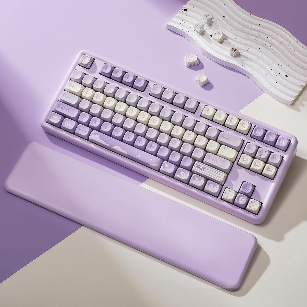 [YUNZII] B87 Purple Keyboard Milk Switch – keyboard