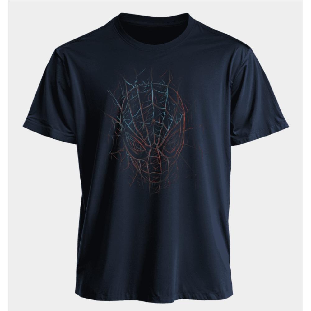 Men's and Women's T-shirts Spider-Man Summer American Spring and Autumn New Oversized Casual Niche Classic Short-sleeved