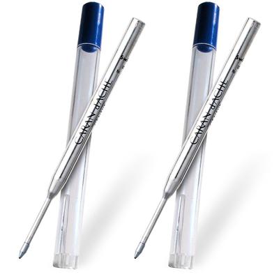 Caran Goliath Ballpoint Pen Refill Bold Blue D'Ache (2 Pack)