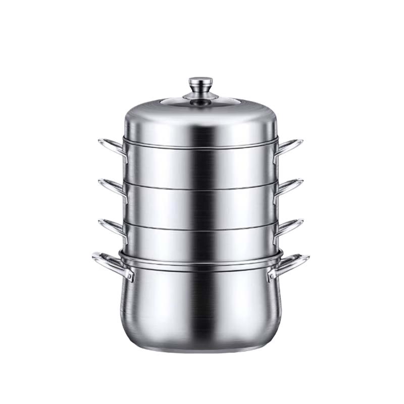Sule 304 Stainless Steel 3-Tier Multi-Stove Steamer Pot