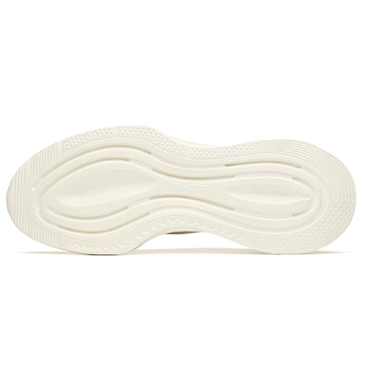 Anta Comfortable Versatile Shock Absorbing Non-Slip Wear-Resistant Breathable Low-Top Casual Shoes Men sneakers White Gray 112128871-1