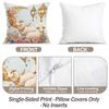 Eid Al-Adha Floral Lanterns Cushions Pillowcase Polyester Cushion Cover Throw Pillow Pillowcover Home Car Sofa Decor