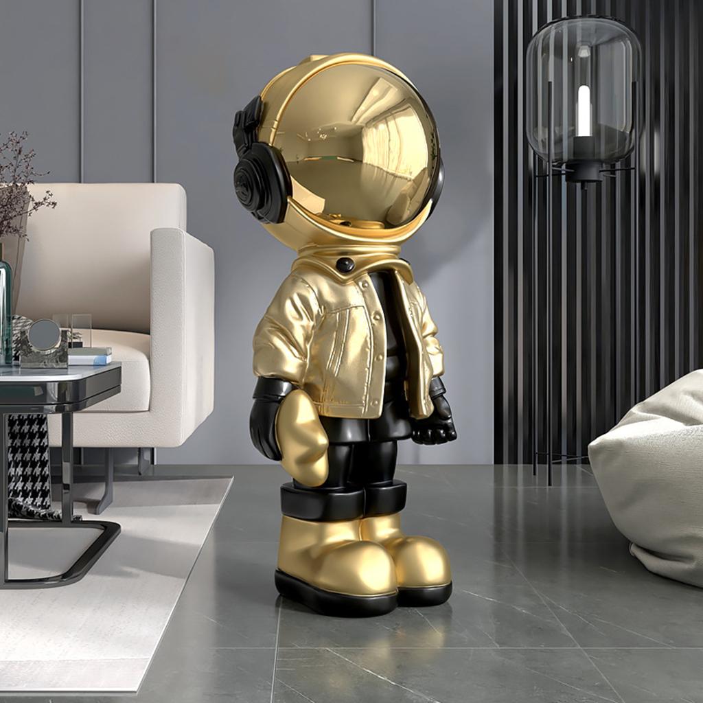 

Nordic Style Astronaut Statue Spaceman Resin Great Gift Creative Collectible Figurine Art Toys for Desktop Decoration Home Decor золотой