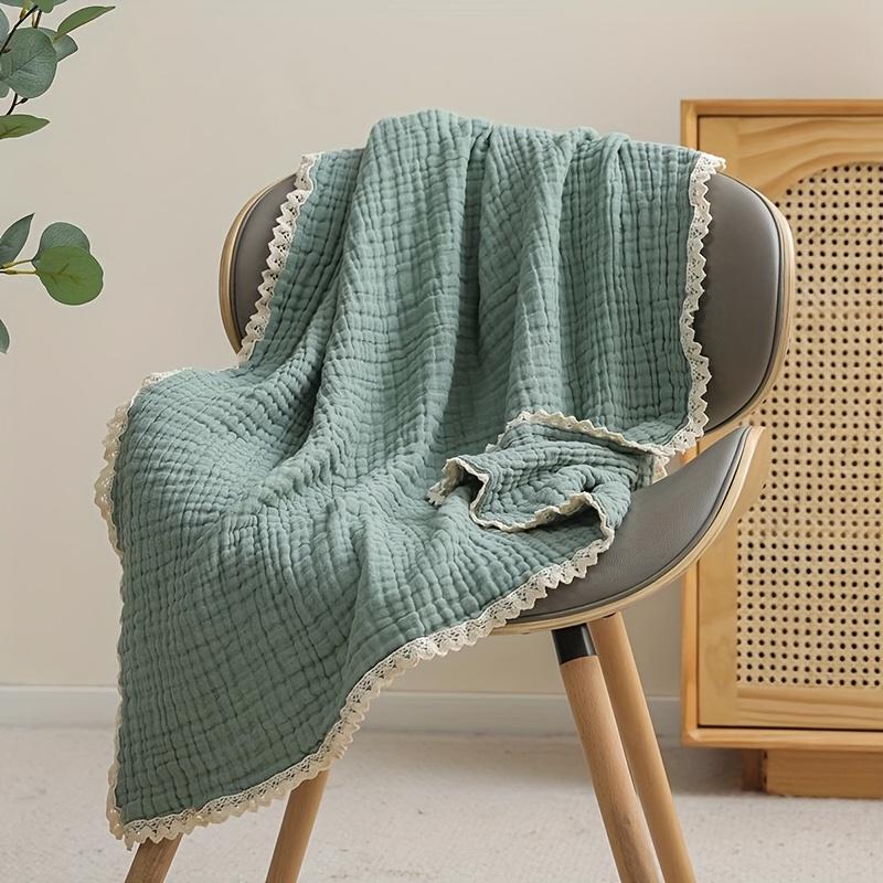 2pcs 6-Layer Cotton Soft Absorbent Quick-Dry Towels, Breathable Cotton Material, Ideal for Home and Bathroom Use