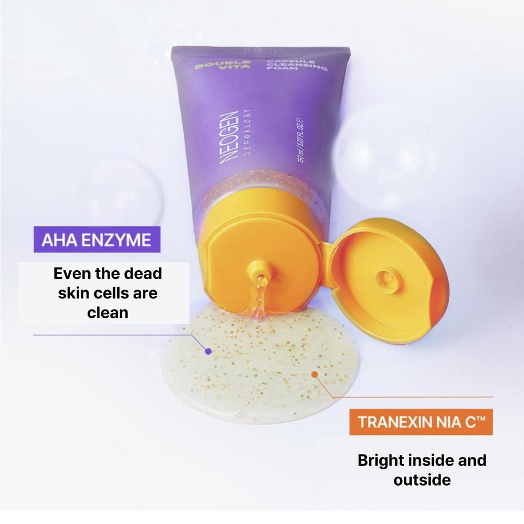 [NEOGEN] Dermalogy Double Vita Capsule Cleansing Foam 150ml