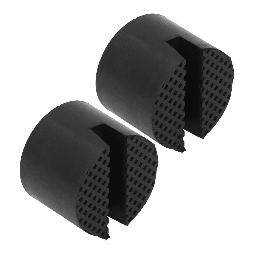 2Pcs Rubber Jack Pad Slotted Adapter Trolley Vehicle Lift Axle Stand Universal for Car SUV