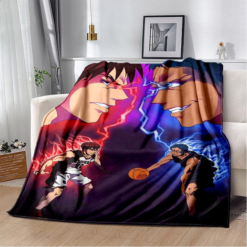 29 Style New Cartoon Kuroko Basketball Anime Flannel Blanket,Soft Throw Blanket for Home Bedroom Bed Sofa Travel Cover Kid Gift