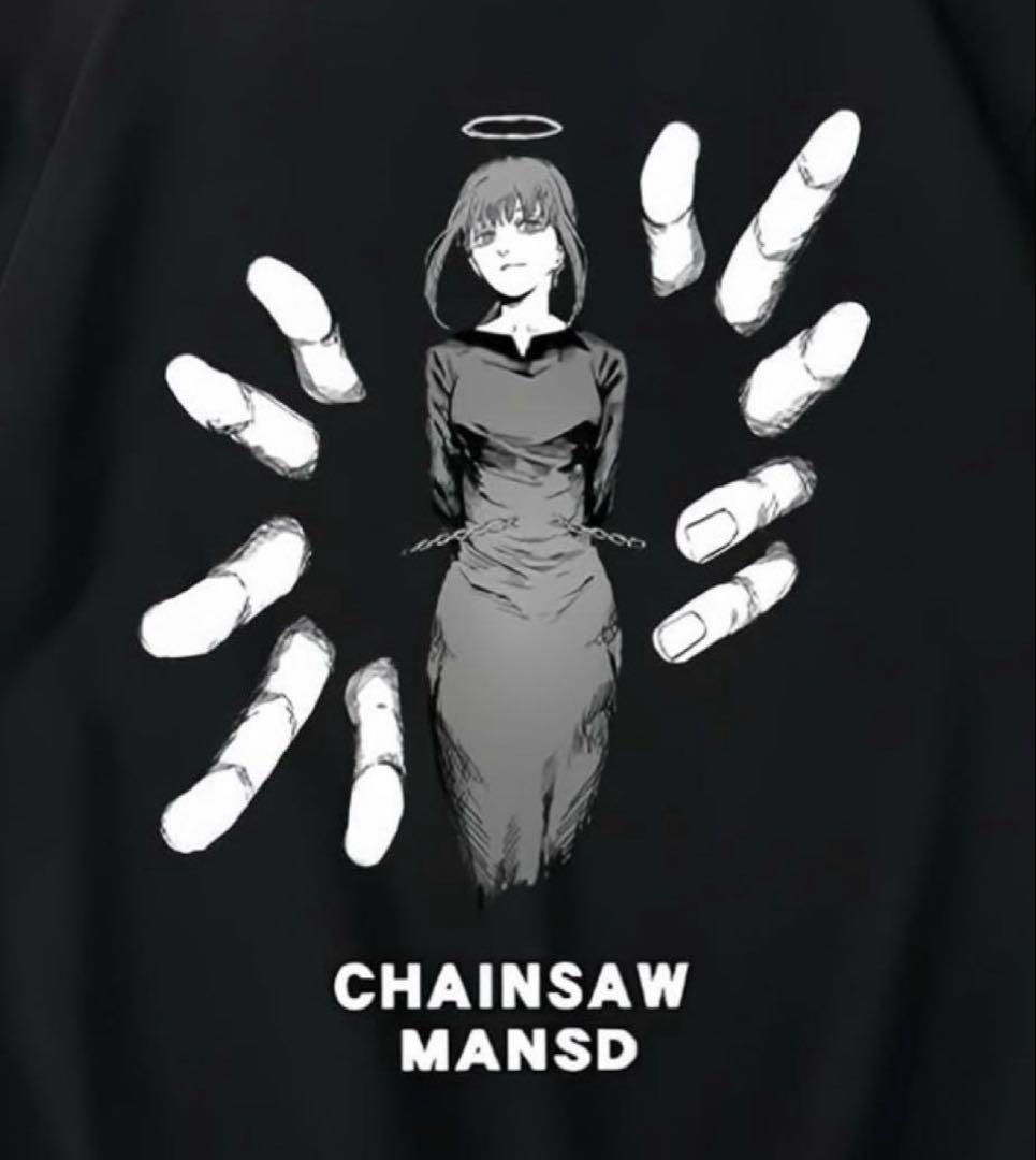 

[Б/У] Футболка Chainsaw Man Макима, черная, аниме футболка, фильм