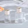 30ml Transparent Vertical Stripe Perfume Decanter with Logo Printing, Empty 100ml Cosmetic Bottle