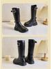 Girls' High-Top Fashion Show Boots - Knee-Length Princess Style
