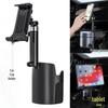 Suporte de Telefone e Copo para Carro Ajustável com Suporte Rotativo para Tablet