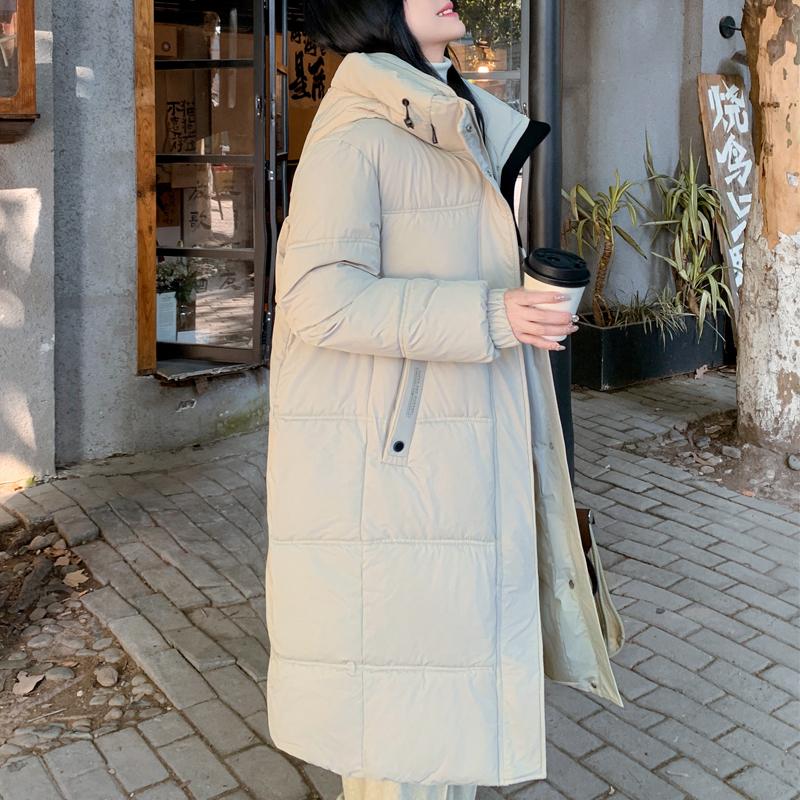 Fashion Winter Jackets Woman Long Parkas Loose Thick Warm Women's Coats